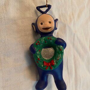 Tinky Winky purple Teletubby ornament, vintage 1999